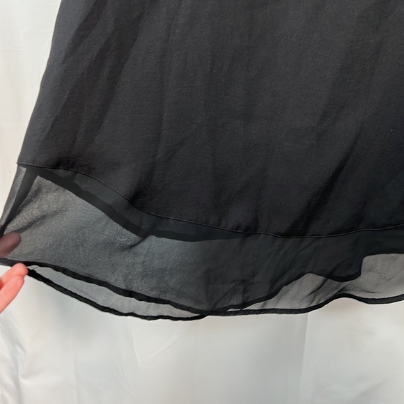 Express sheer sleeve blouse black small - Picture 5 of 5